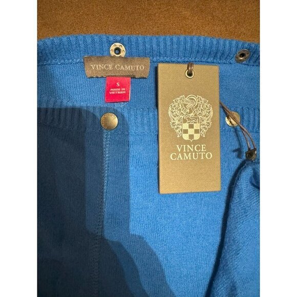 Vince Camuto Button Snap Trim Dolman Sleeve Sweater NWT - Picture 3 of 4